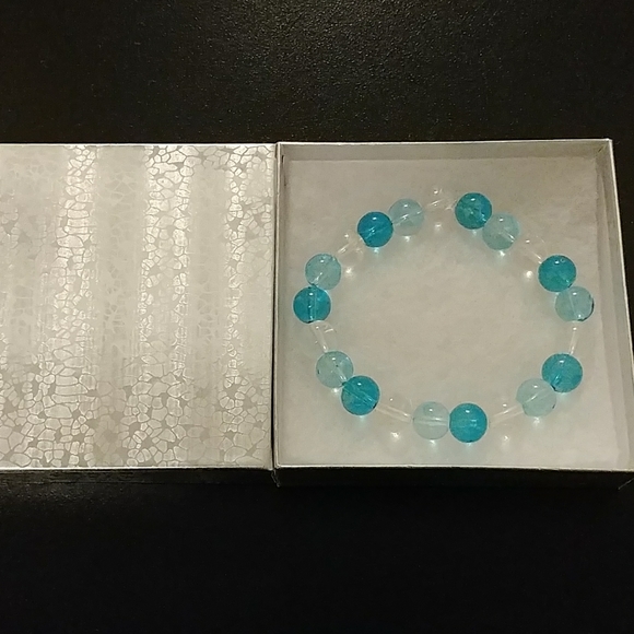 Aruba Blue Crystal Bracelet - Picture 7 of 8